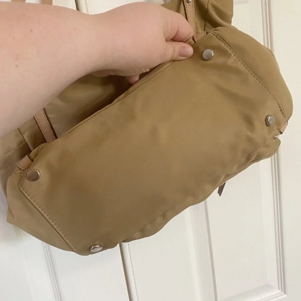Utiliti - Tan Nylon Travel Tote/ Diaper bag